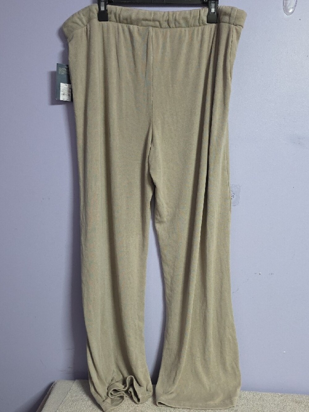 Universal Thread Wide-Leg Drawstring Pants in Light Beige - Picture 2 of 7